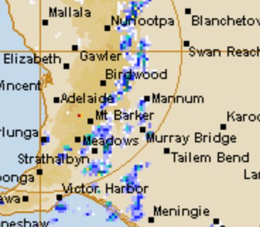 That rain band was approaching Tailem Bend from the west as ASBK competitors headed out for Q1 this afternoon at The Bend