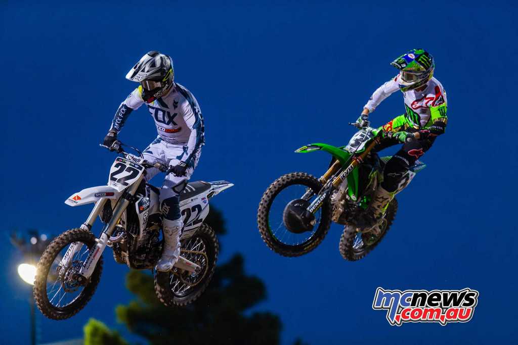 Chad Reed and Eli Tomac - Image by Hoppenworld