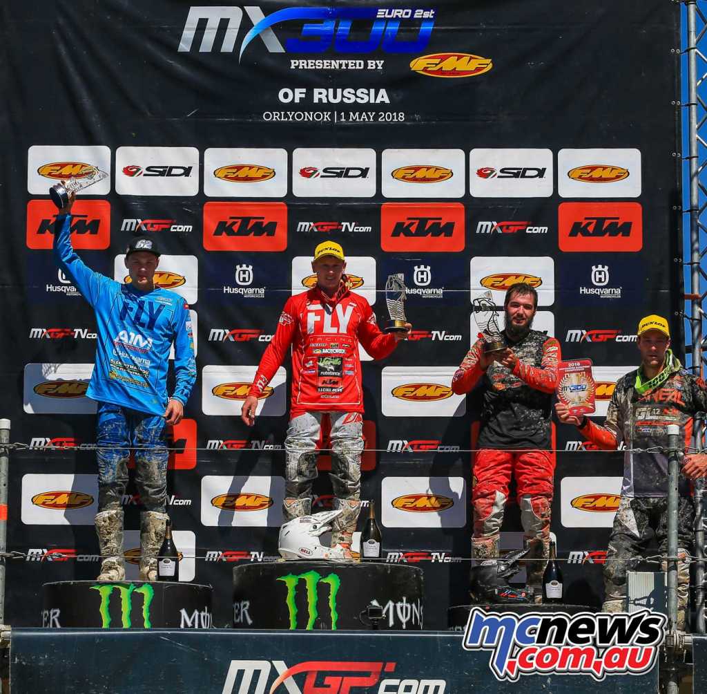 Overall Top Ten: 1. Brad Anderson (GBR, KTM), 45 points; 2. Andero Lusbo (EST, HUS), 43 p.; 3. Vaclav Kovar (CZE, GAS), 42 p