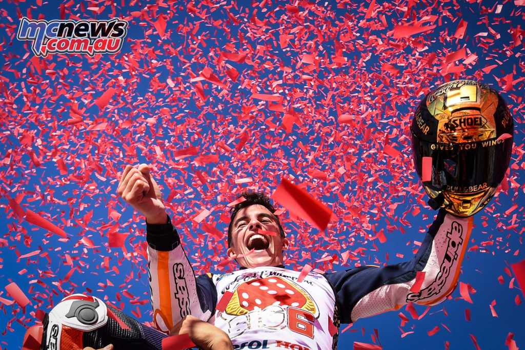 See the MotoGP field including Honda riders such as Marc Marquez