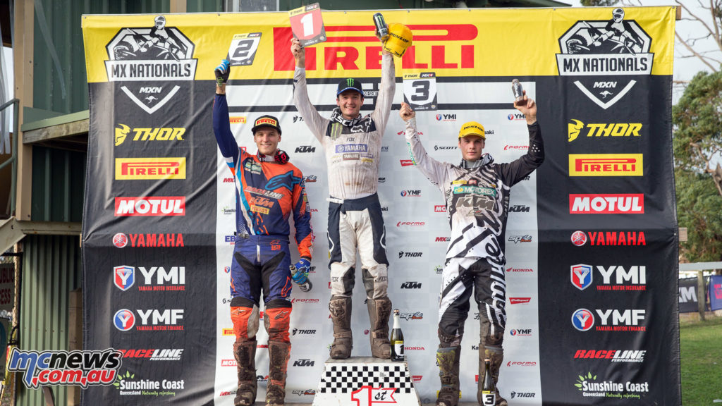Dean Ferris dominated MX Nationals Round 3 at Wonthaggi, topping the podium