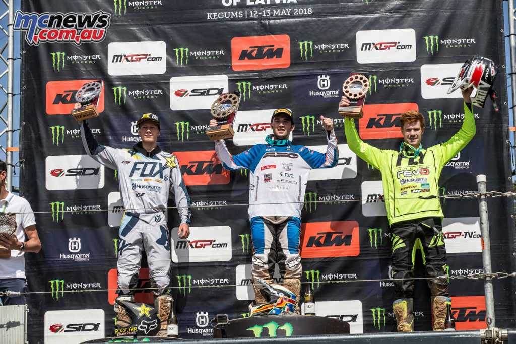 EMX250 Podium - Latvia MXGP,2018 - 