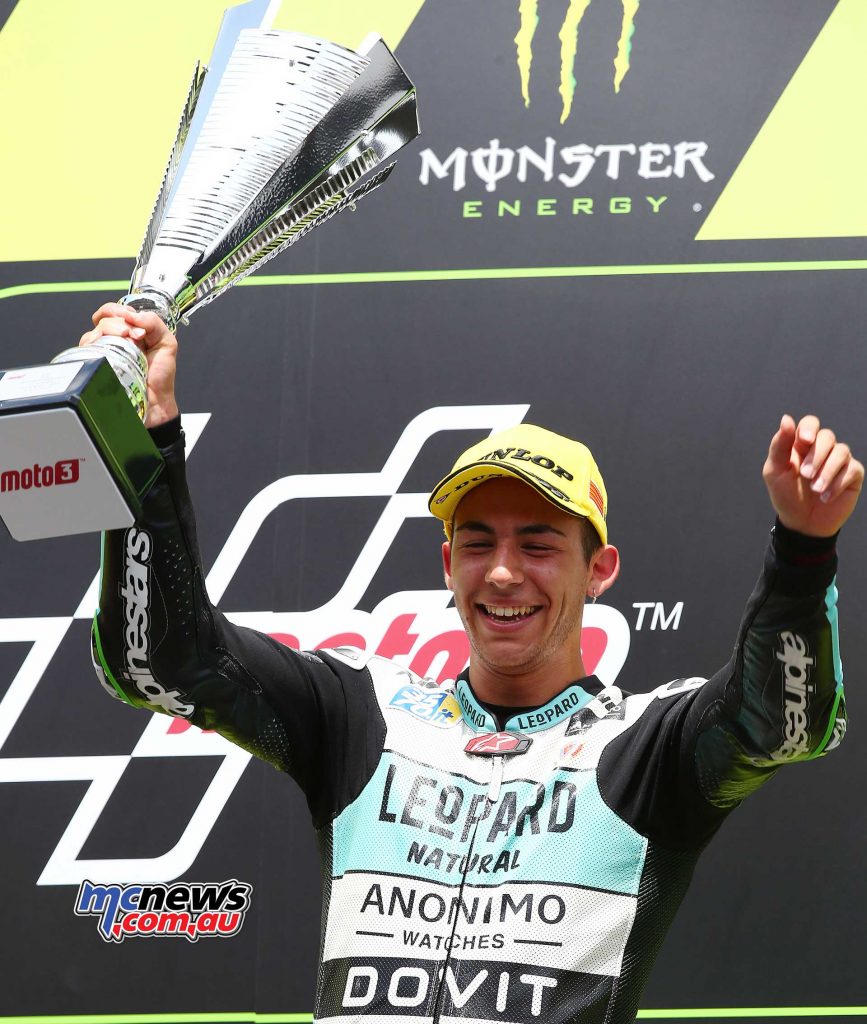 2018-MotoGP-Catalunya-Moto3-Bastianini_18GP07_3726_AN Enea Bastianini - Catalunya 2018 - AJRN Image