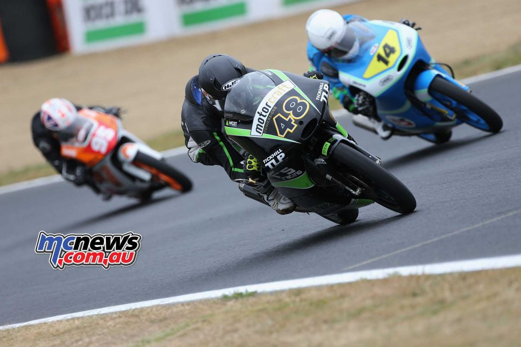 BSB Brands Hatch Sharni Pinfold leading the group ImageDYeomans