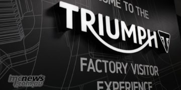 Triumph Factory Experience Sign