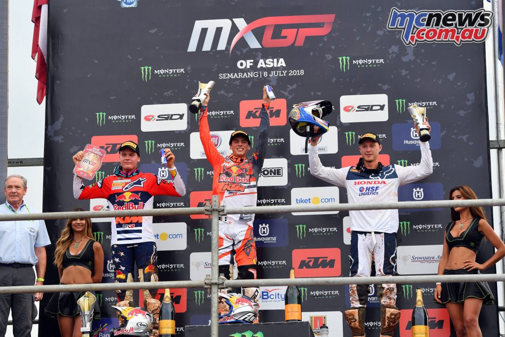 MXGP Indonesia MX podium