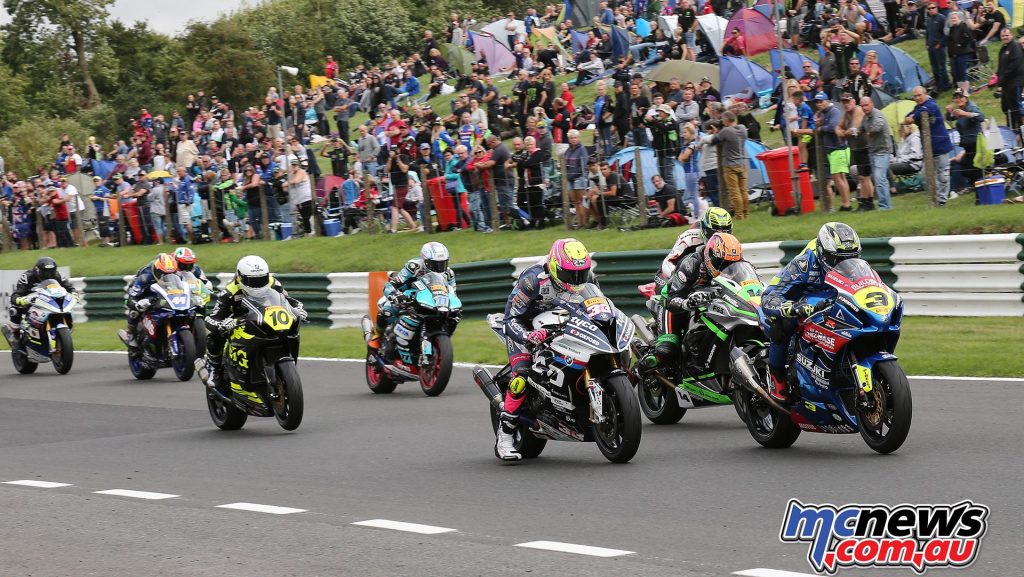 BSB CadwellPark Billy McConnell leads the pack away