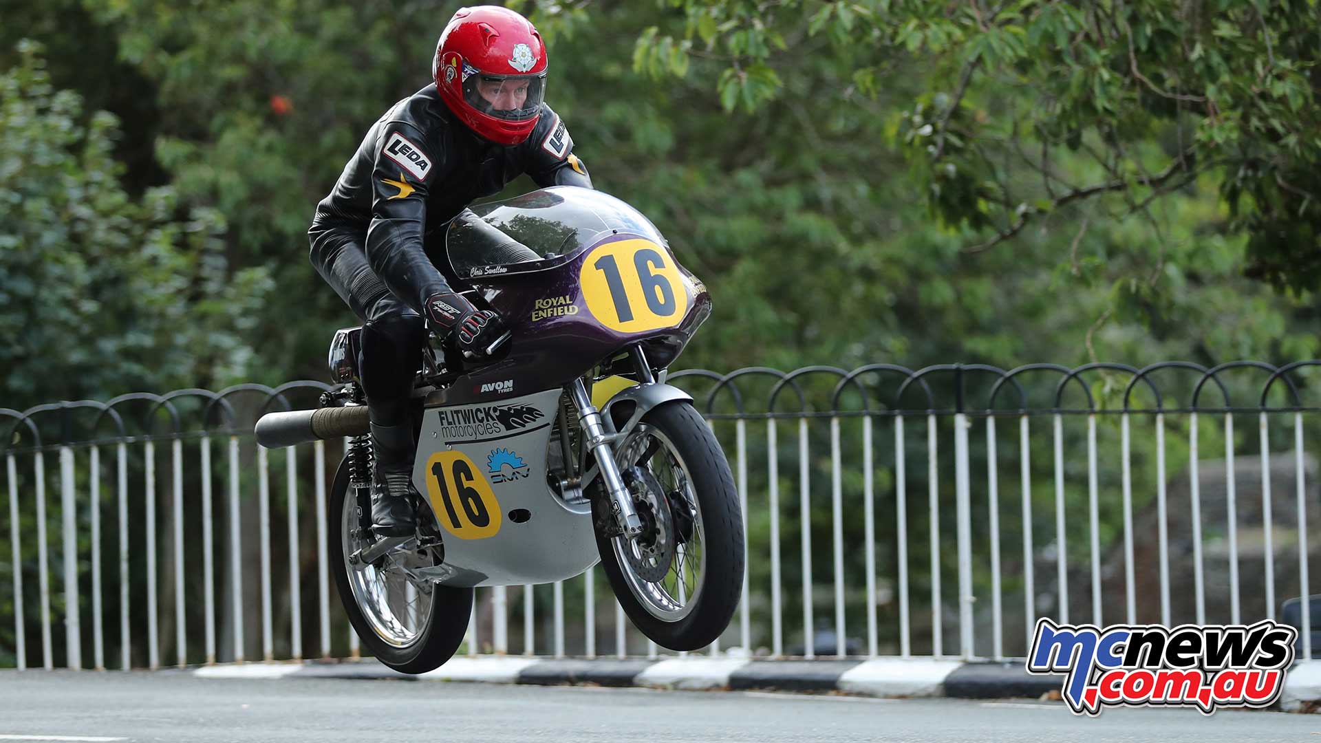 Classic TT Practice Chris Swallow Royal Enfield Classic TT Practice Chris Swallow Royal Enfield