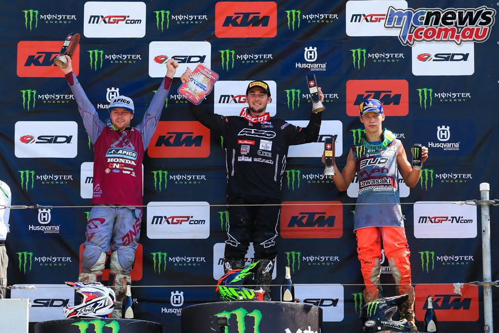 MXGP Rnd Switzerland EMX Podium MXGP Rnd Switzerland EMX Podium