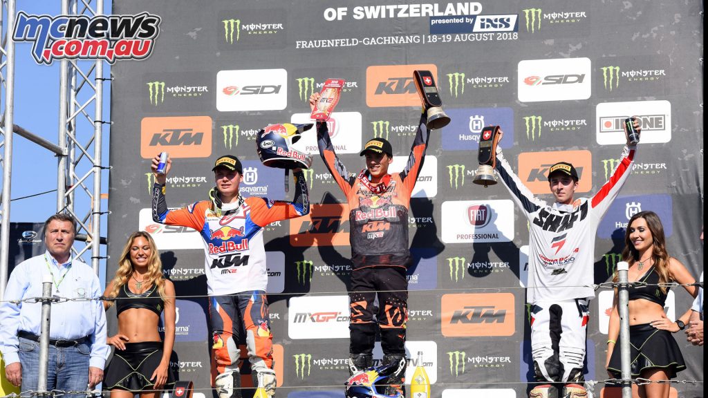 MXGP Rnd Switzerland Prado podium