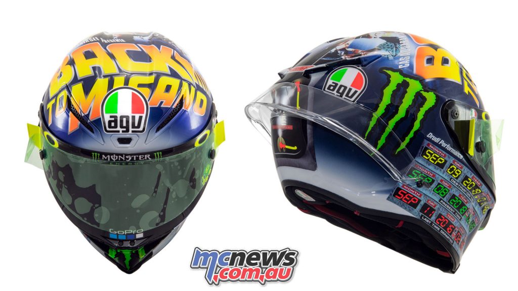 Rossi Back to the Future Part II AGV Pista GP R Helmet