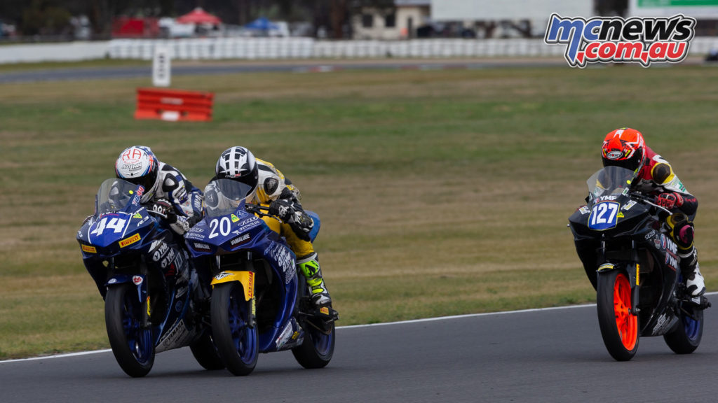 ASBK TBG Rnd Winton Supersport field ASBK TBG Rnd Winton Supersport field
