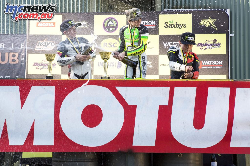 Australian MotoStars Port Macquarie Final Podium
