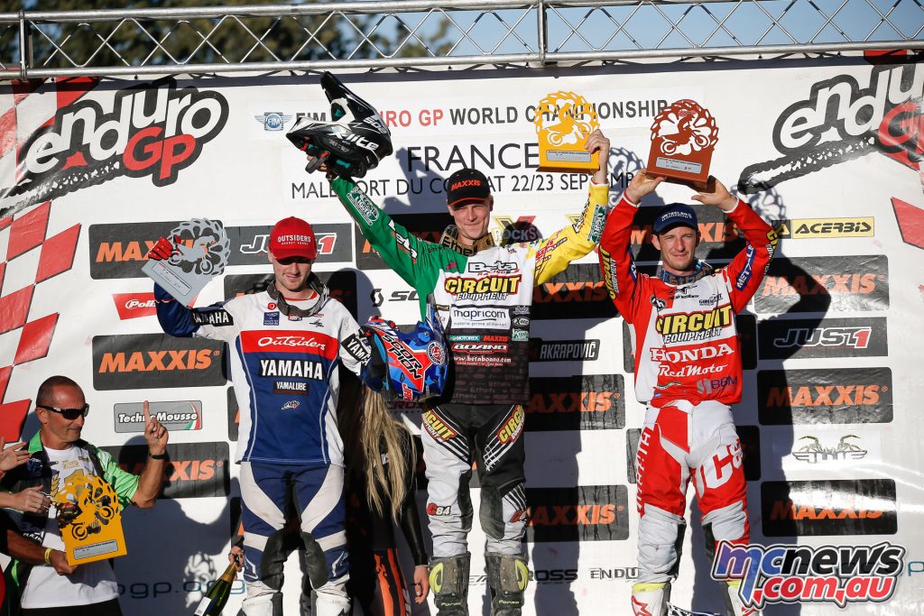 EnduroGP France Rnd podio e