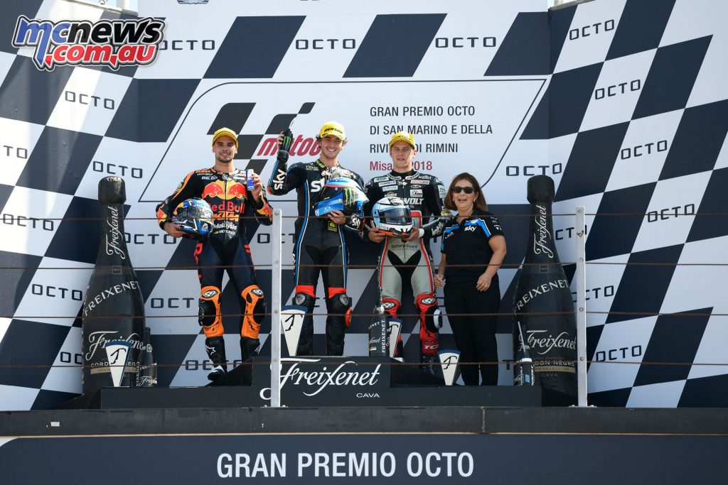 MotoGP Rnd Misano Moto Podium