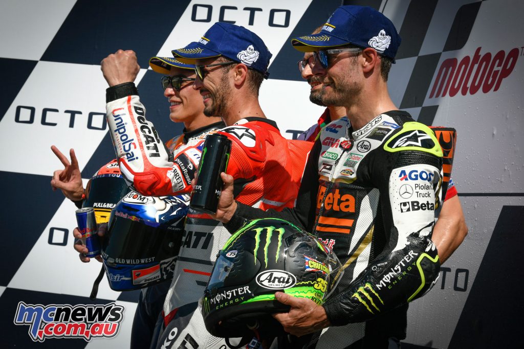 MotoGP Rnd Misano MotoGP Podium MotoGP Rnd Misano MotoGP Podium