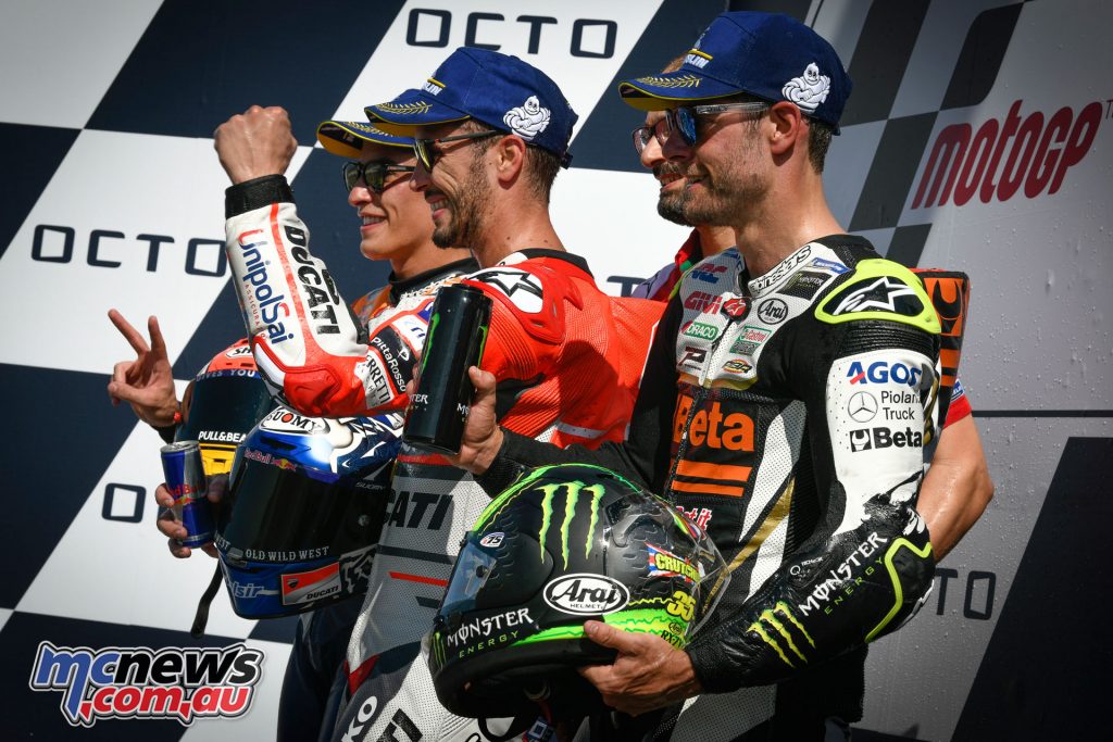 MotoGP Rnd Misano MotoGP Podium