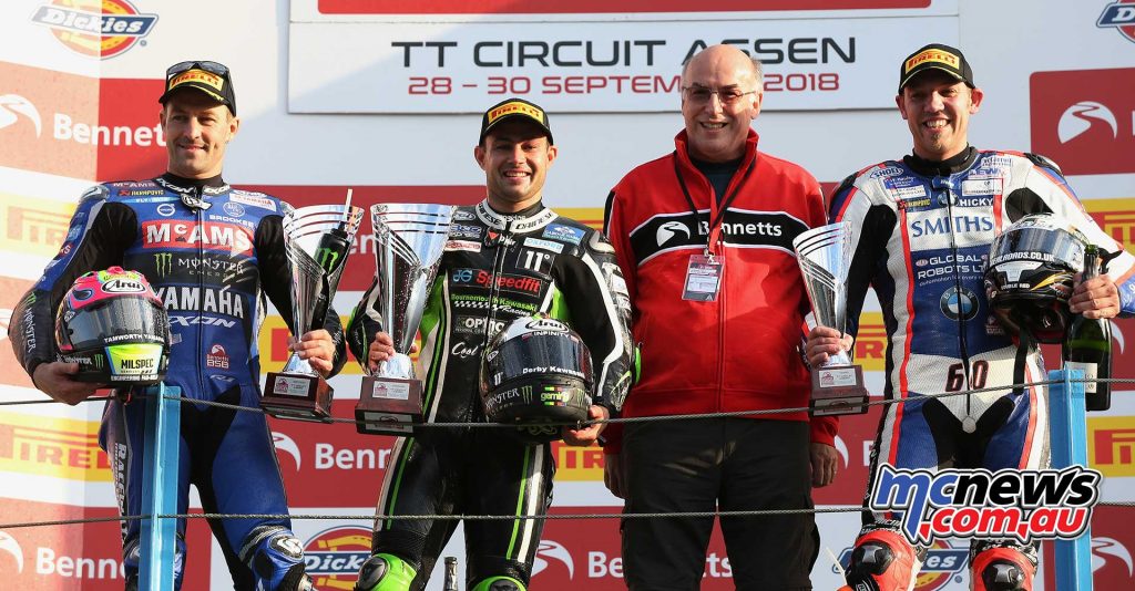 BSB Rnd Assen Superbike Podium Race ImageDyeomans BSB Rnd Assen Superbike Podium Race ImageDyeomans