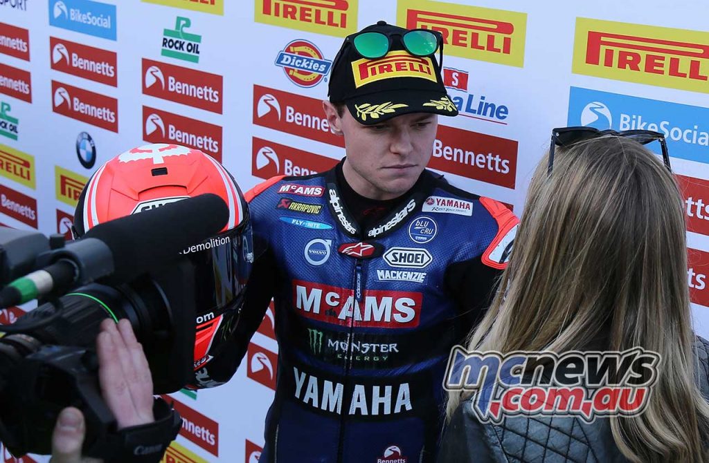 BSB Rnd Assen Tarran MacKenzie Eurosport Interview ImageDyeomans BSB Rnd Assen Tarran MacKenzie Eurosport Interview ImageDyeomans