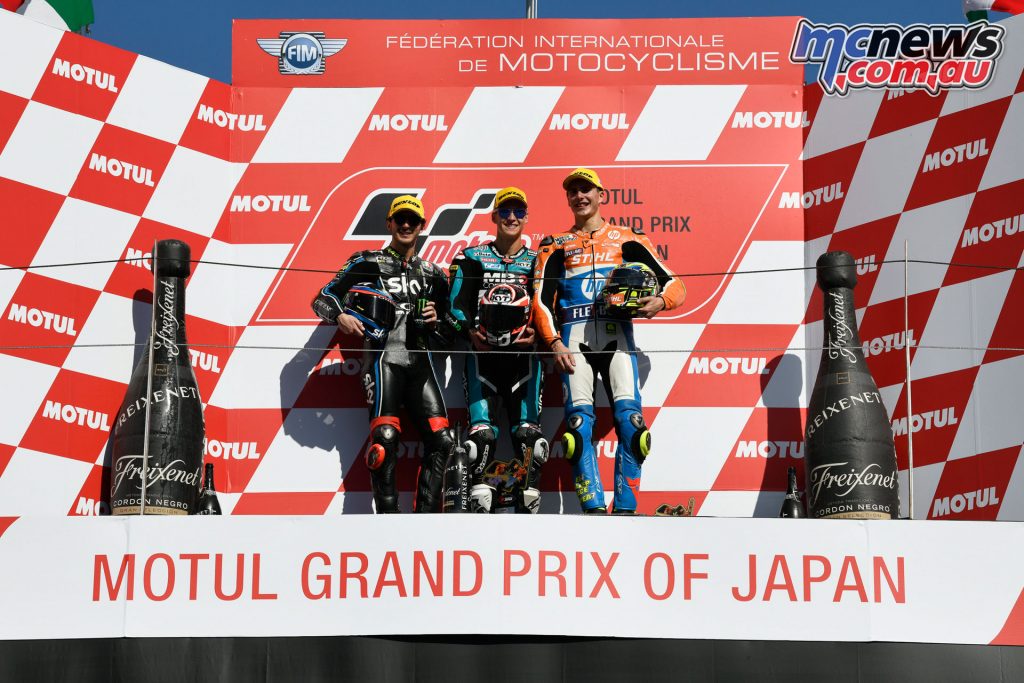 MotoGP Japan Sun Moto Podium