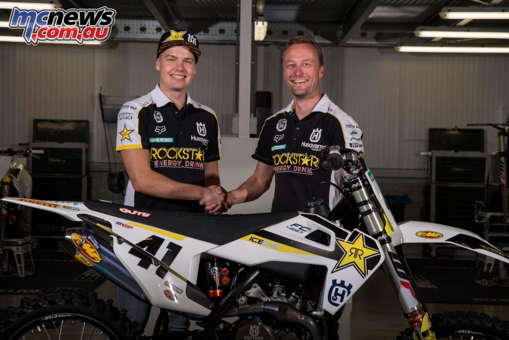 Pauls Jonass Antti Pyrhönen Rockstar Energy Husqvarna Factory Racing