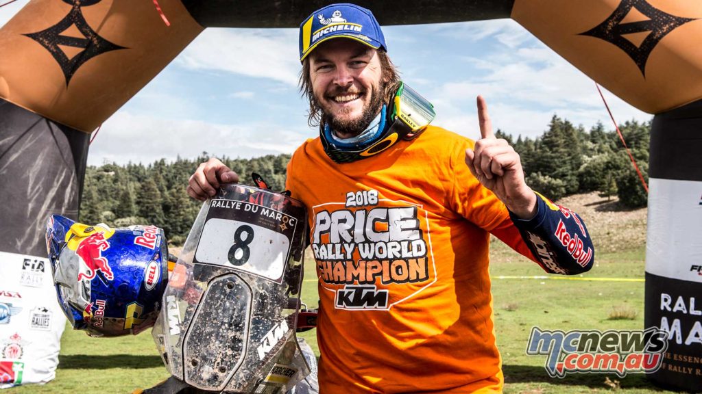 Toby Price World Champion Cross Country Rallies