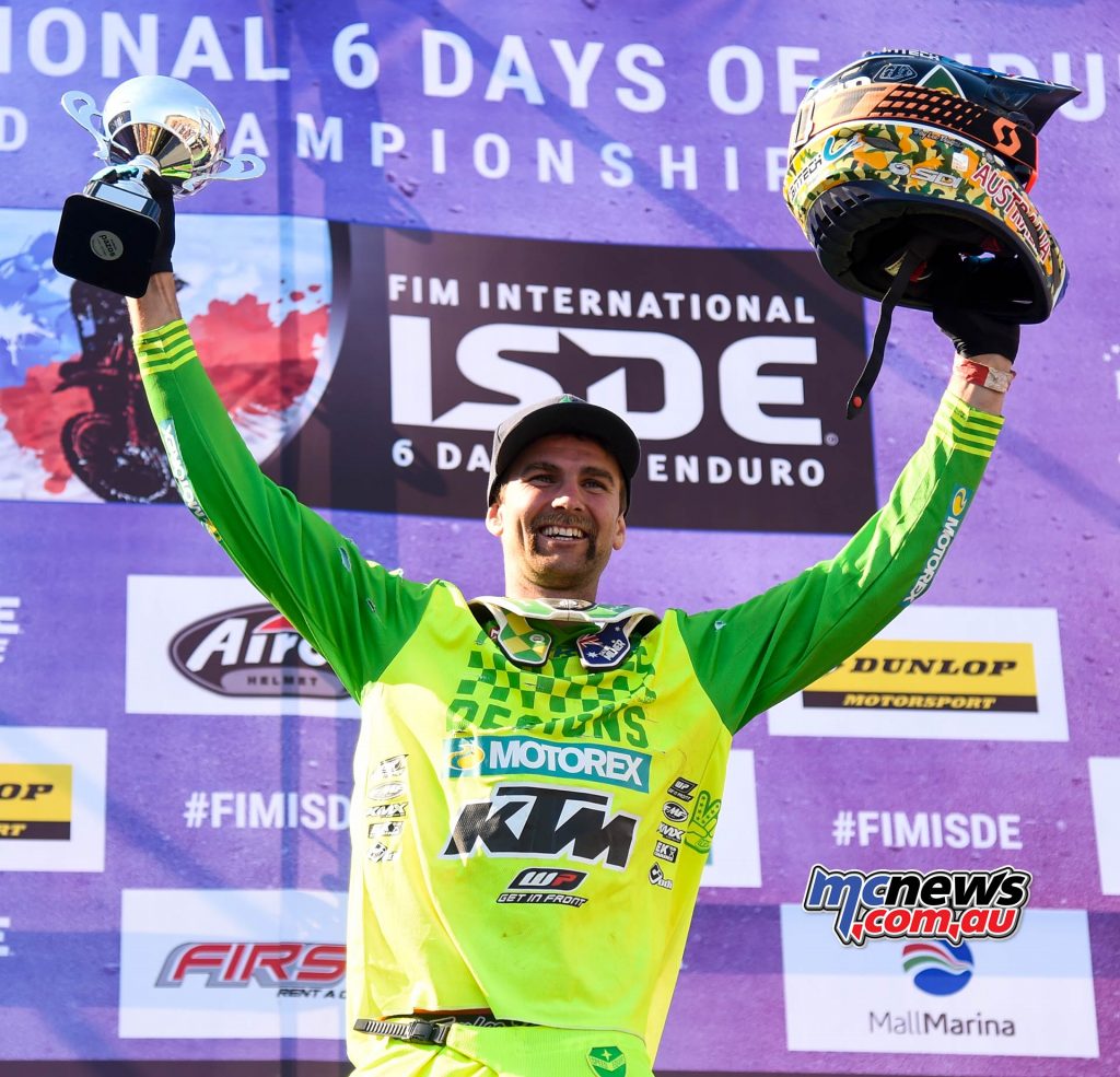 ISDE Day Australia Daniel MIlner ISDE Day Australia Daniel MIlner