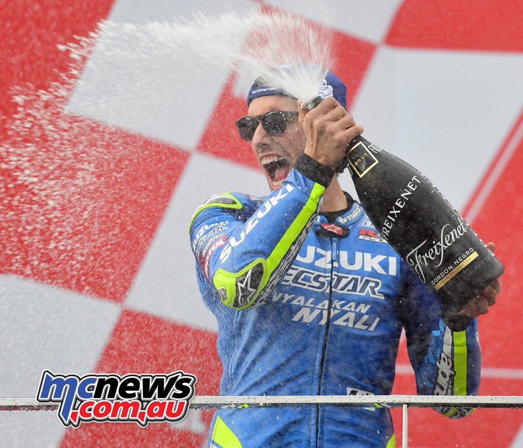 MotoGP Valencia Michelin Podium Rins