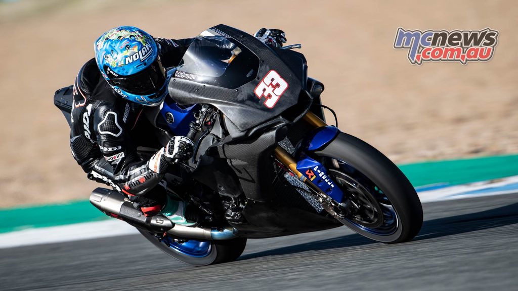 WSBK Test Jerez Nov Day GeeBee Marco Melandri