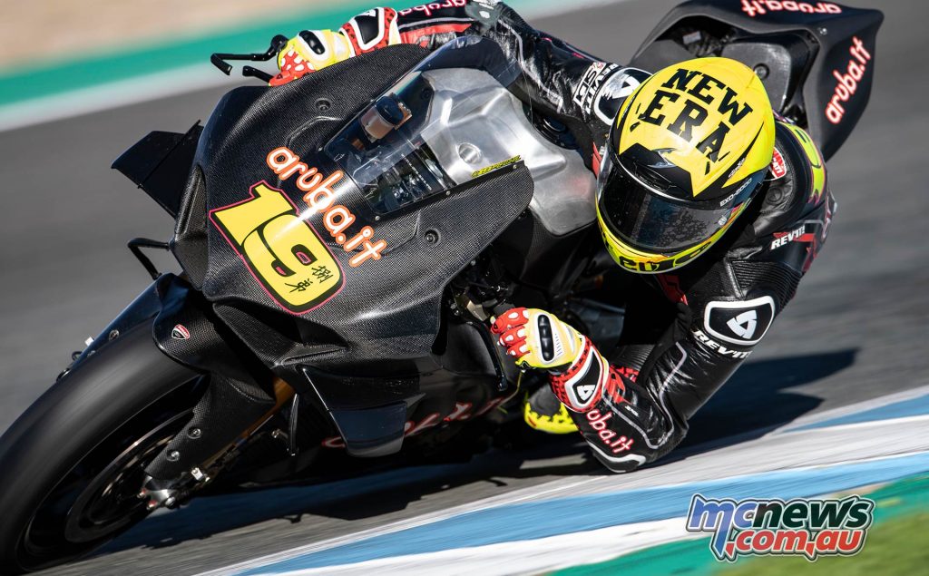 WSBK Test Jerez Nov GeeBee Alvaro Bautista Panigale VR