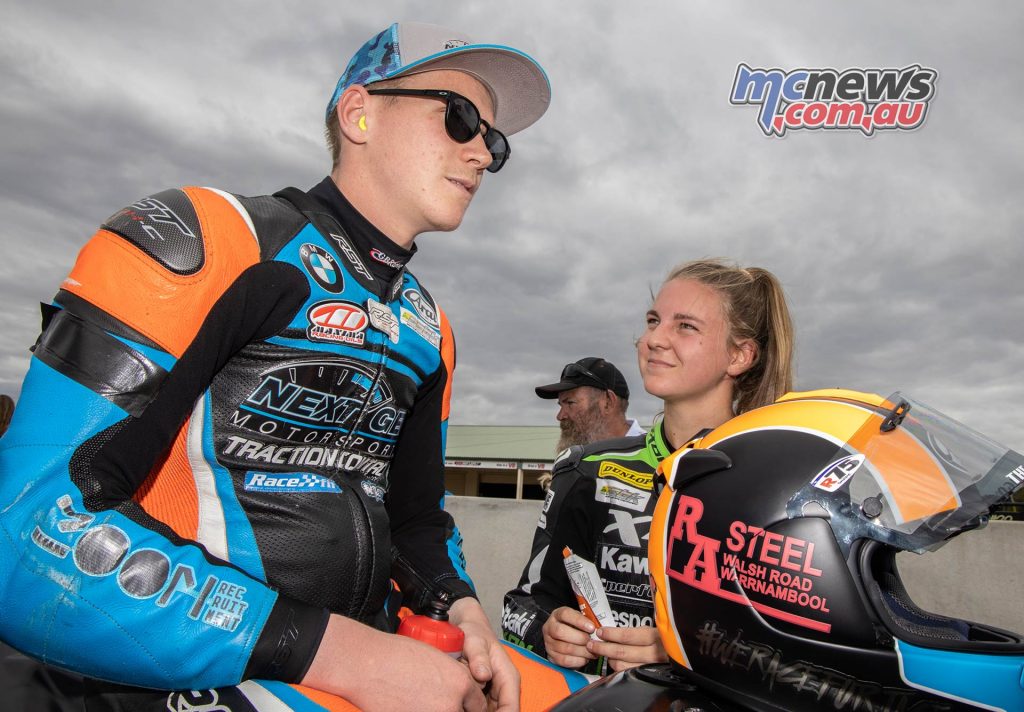 ASBK TBG ASBK Round Wakefield Park SBK R Sunday Grid Ted Collins Tayla Relph A
