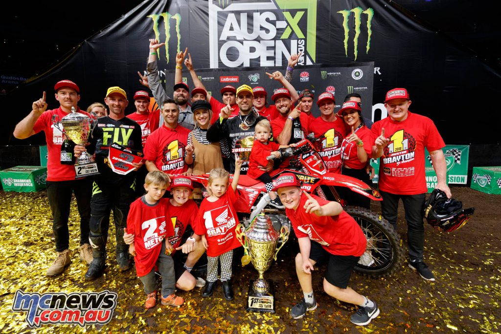 Australian Supercross Penrite Honda Brayton Metcalfe AI