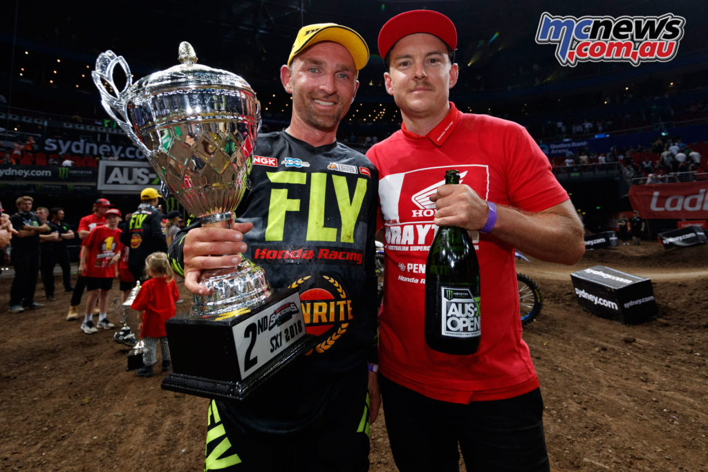 Australian Supercross Penrite Honda Brett Metcalfe AI Australian Supercross Penrite Honda Brett Metcalfe AI
