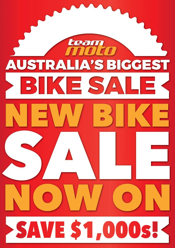 TeamMoto Sale Poster