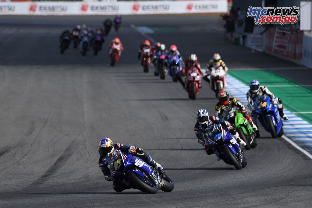 ARRC Rnd Race Decha leads Ratthapong Yudhistira Kubo ARRC Rnd Race Decha leads Ratthapong Yudhistira Kubo
