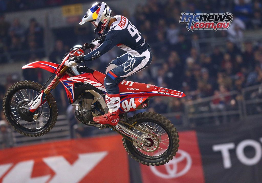 AMA SX Rnd Oakland Ken Roczen J K AMA SX Rnd Oakland Ken Roczen J K