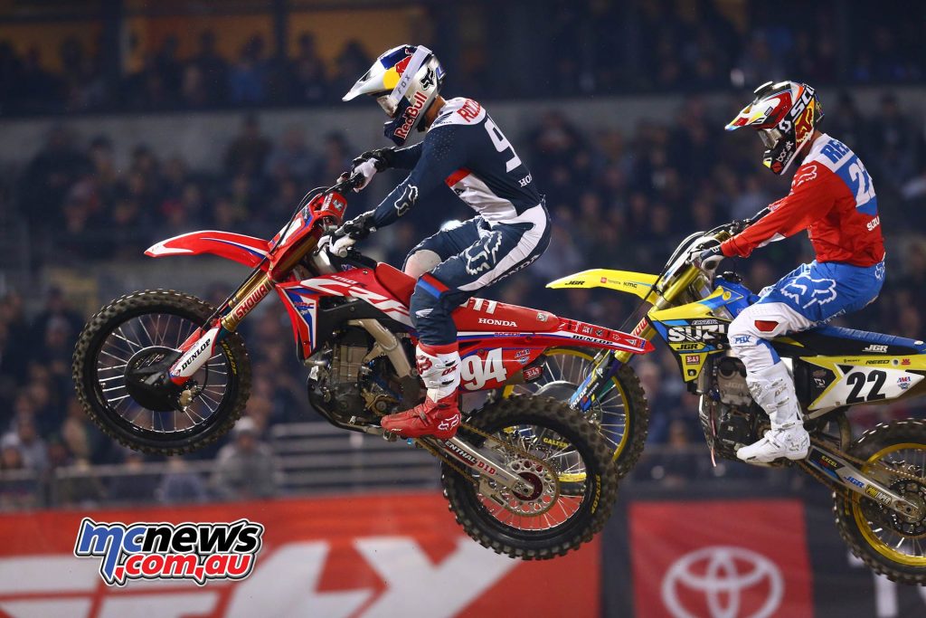 AMA SX Rnd Oakland Reed Roczen J K