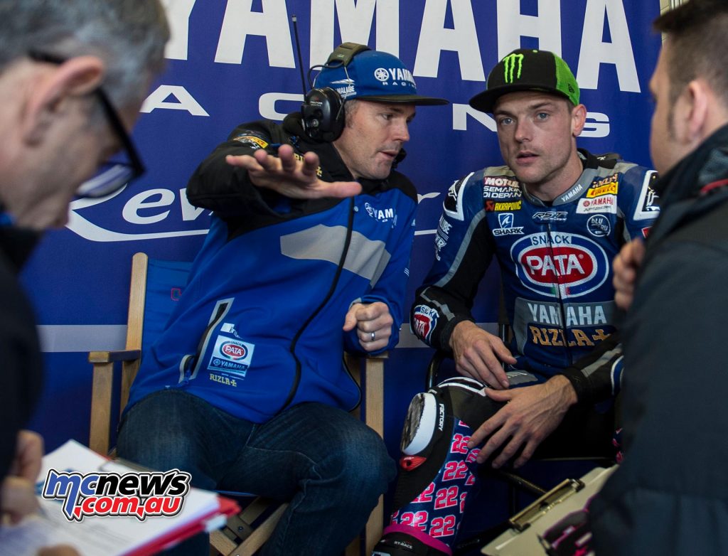 WSBK Test Jerez Day Alex Lowes Andrew Pitt