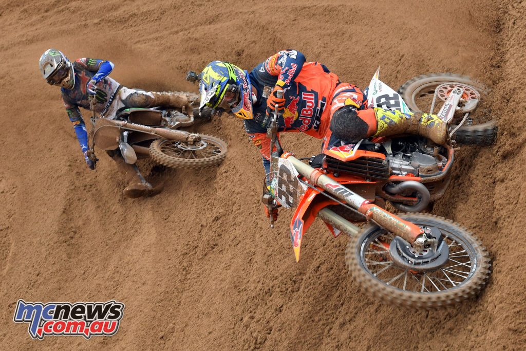 MXGP Rnd Riola Sardo Romain Febvre Antonio Cairoli MXGP Rnd Riola Sardo Romain Febvre Antonio Cairoli