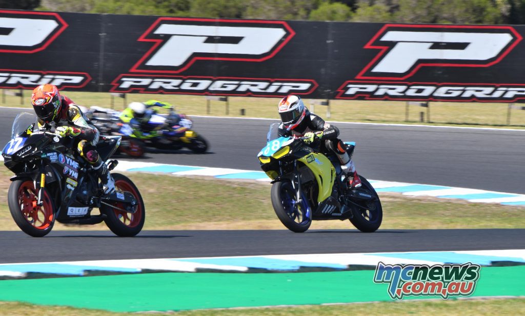 ASBK Round Phillip Island SS Saturday Rob Mott Luke Power Max Stauffer