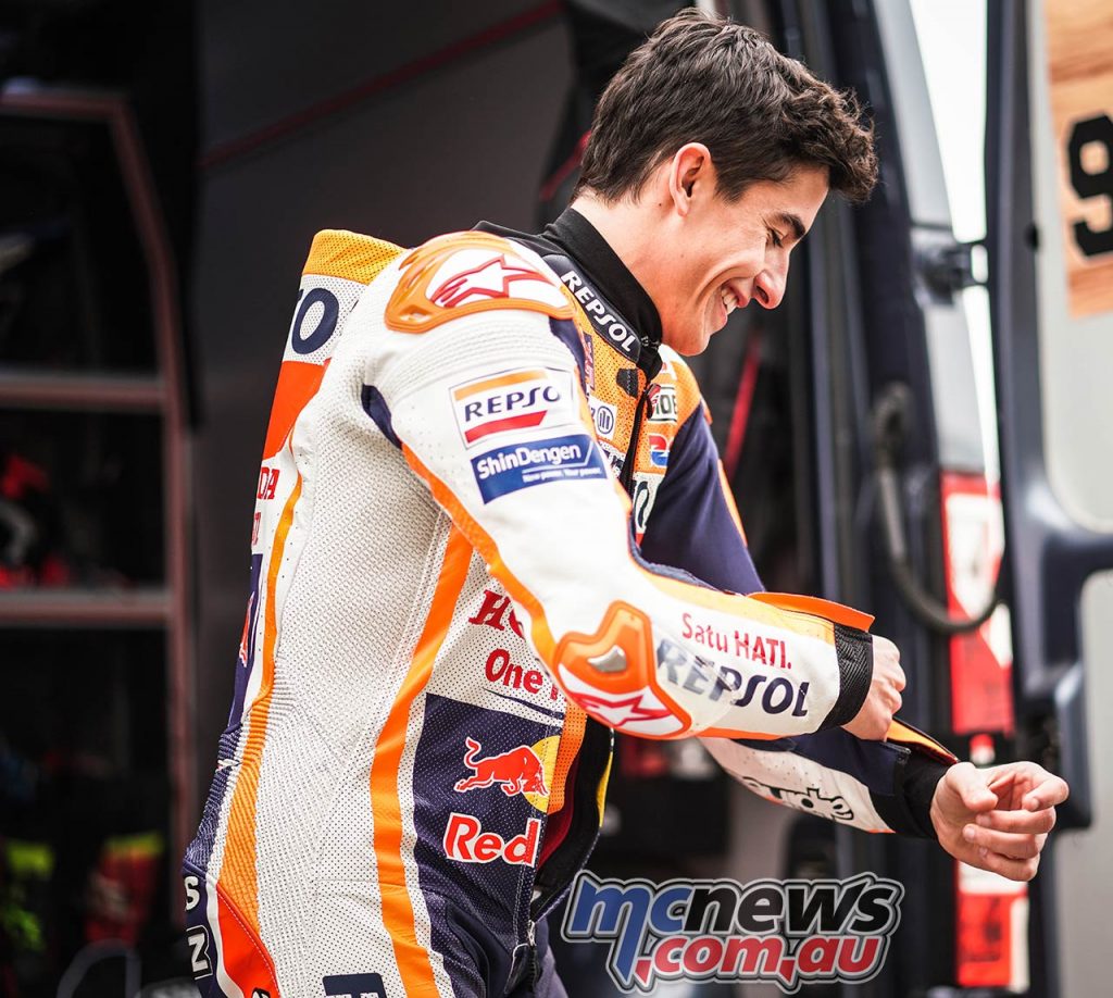 Marc Marquez Shoulder Test