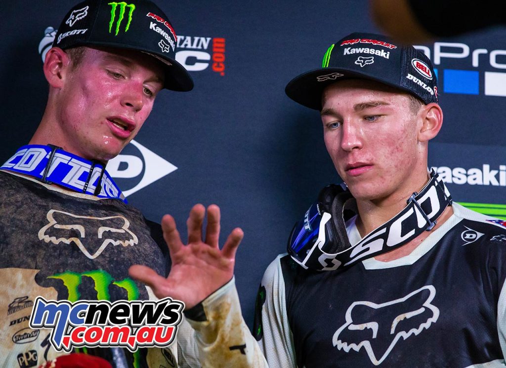 AMA SX Rnd Atlanta Cianciarulo Forkner Podium JK SX Atlanta