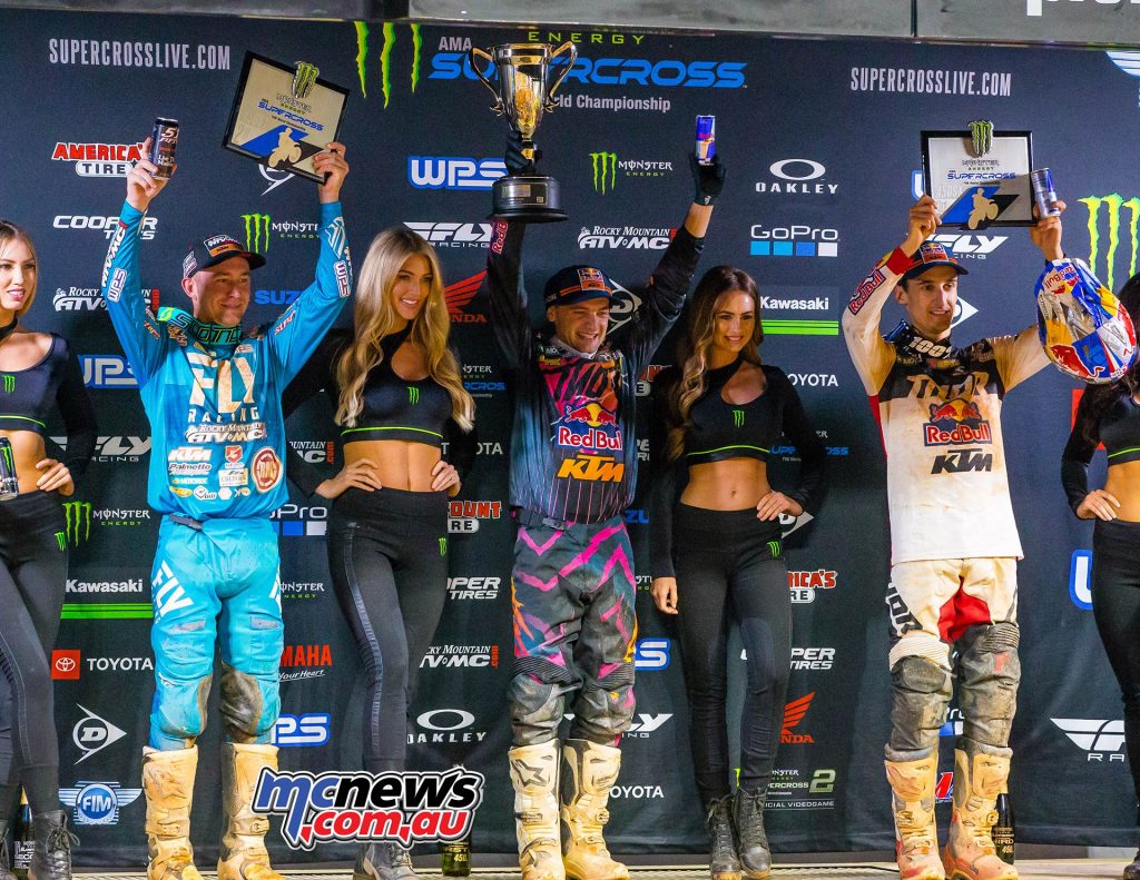 AMA SX Rnd Atlanta Webb Baggett Musquin Podium JK SX Atlanta