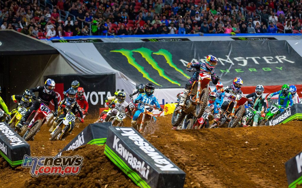 AMA SX Rnd Atlanta Webb Starts JK SX Atlanta