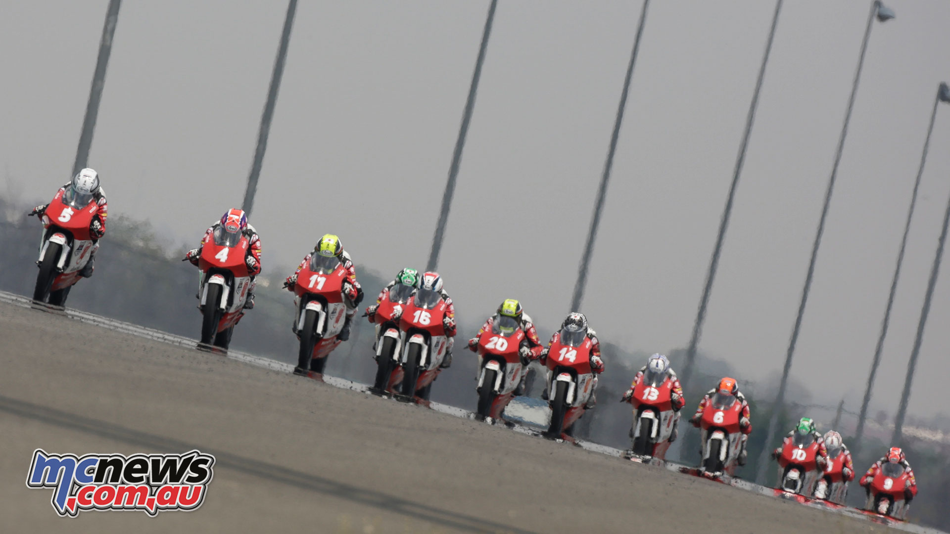 Asia Talent Cup Rnd Thailand Race Field Asia Talent Cup Rnd Thailand Race Field