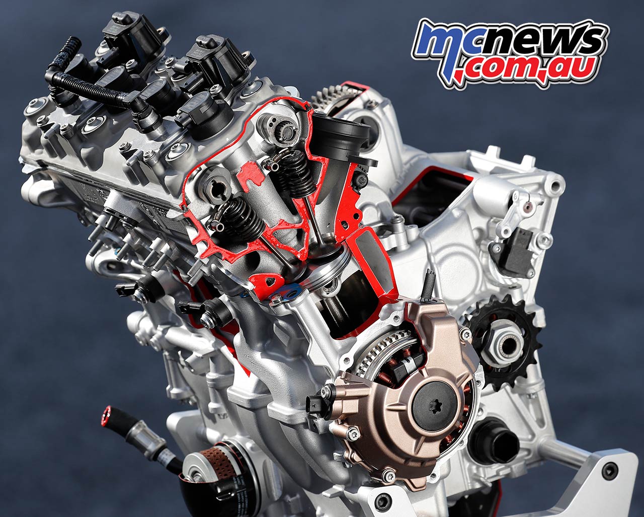 BMW SRR Engine Cutaway Details