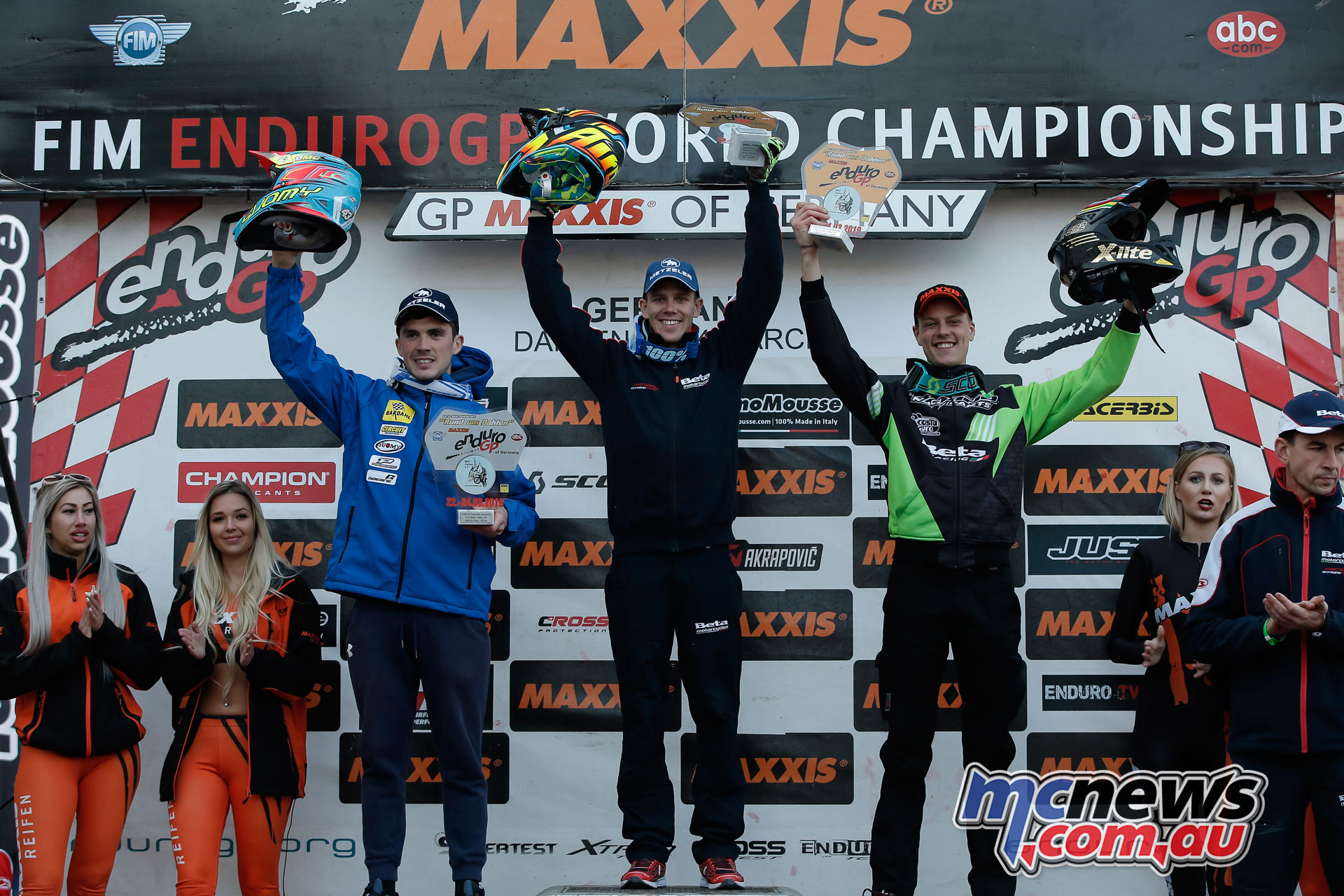 EnduroGP Rnd Germany EnduroGP Day podium