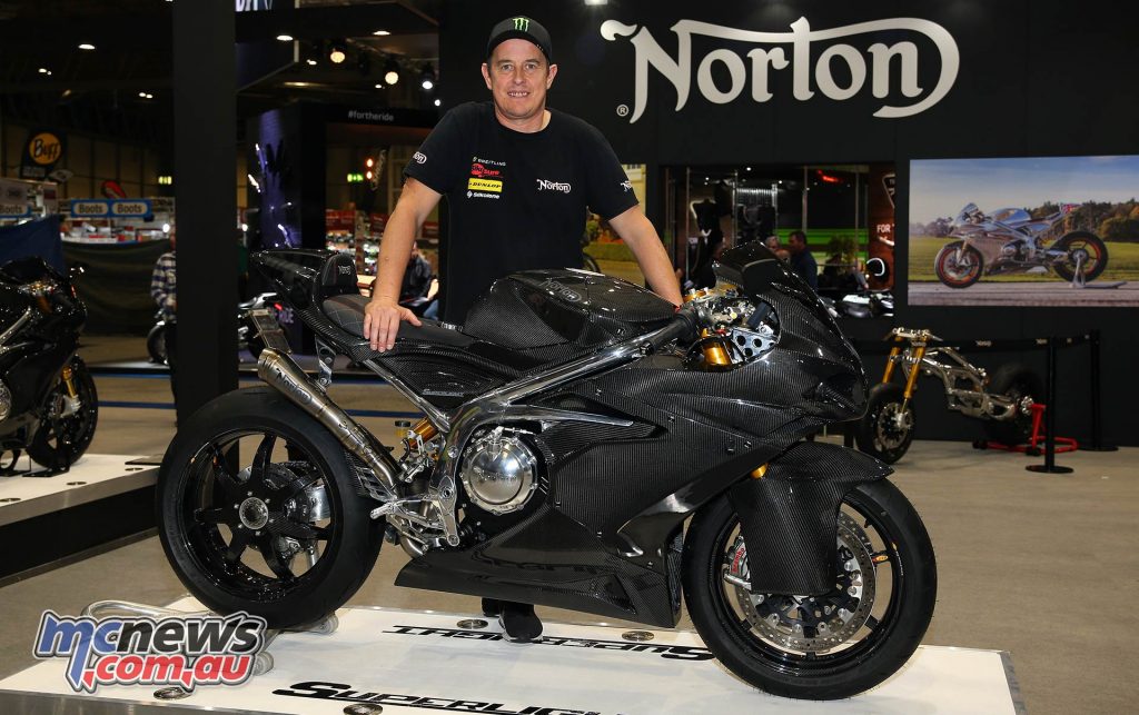 Norton UKbikeSHow John McGuinness