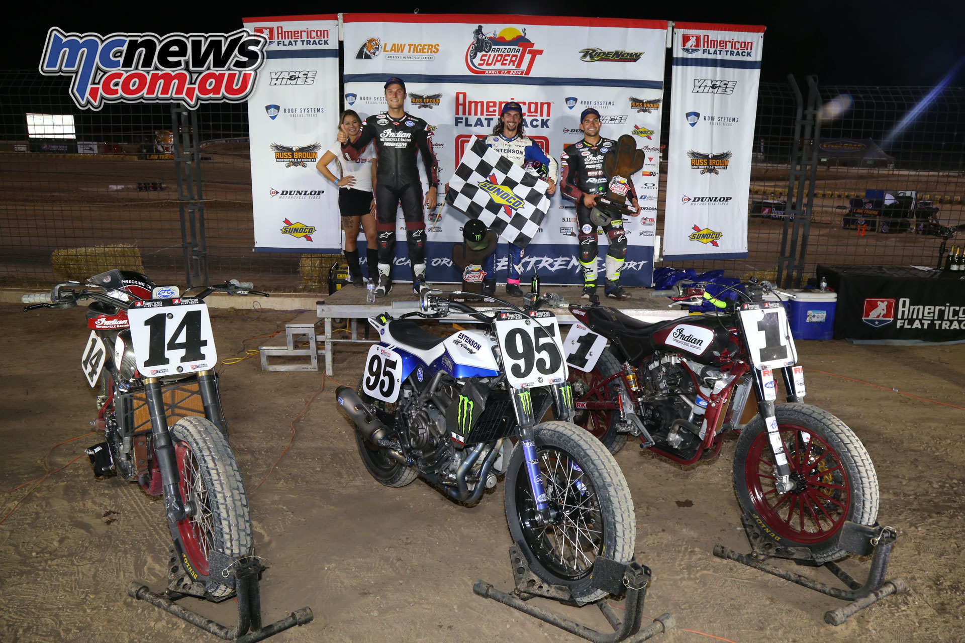 AFT Rnd Arizona Super TT Twins Podium ERV