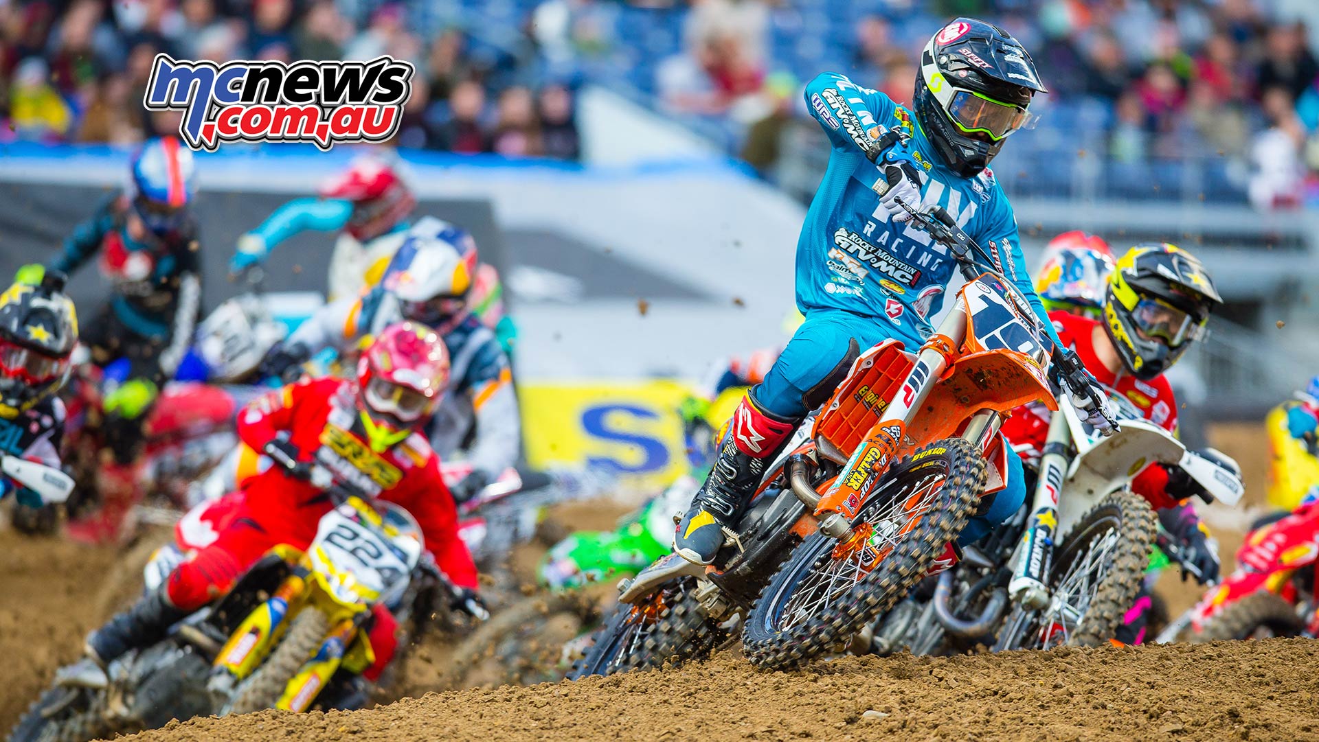 AMA SX Rnd Denver Bogle Starts JK SX Denver Cover